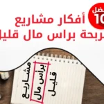 صورة توضح أفضل 10 أفكار مشاريع صغيرة مربحة براس مال قليل