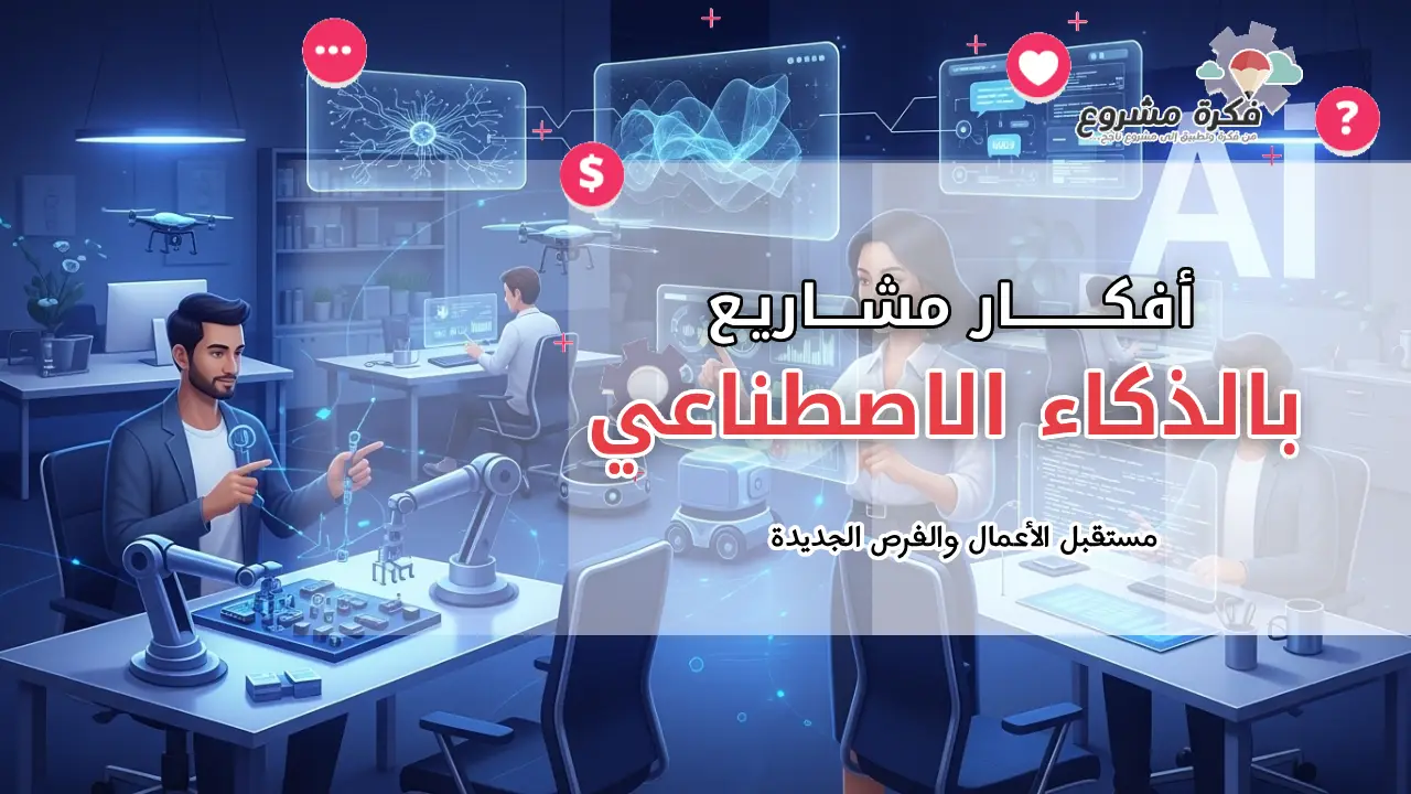 أفكار مشاريع بالذكاء الاصطناعي : مستقبل الأعمال والفرص الجديدة