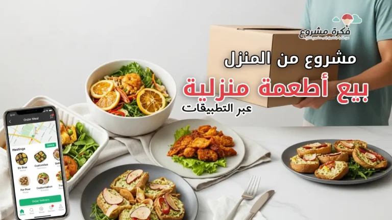 مشروع بيع أطعمة منزلية عبر التطبيقات_ فرصة مربحة للعمل من المنزل