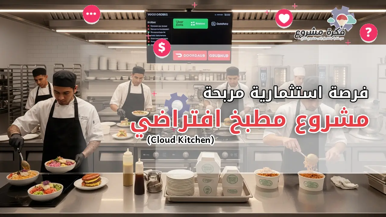 مشروع مطبخ افتراضي (Cloud Kitchen): فرصة استثمارية مربحة